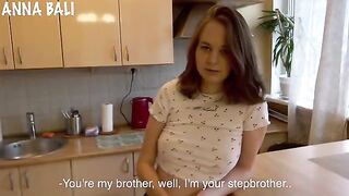 My stepsister got caught with her pervert game in a private moment