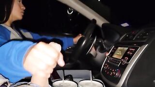 Guy with car trouble gets assist from sexy stepsister on the highway