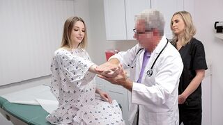 Ailee Anne gets fucked by pervert doctor and his assistant in a hardcore scene