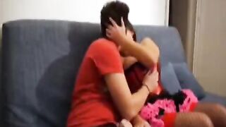 The man shot a video of sex with his sister on the couch
