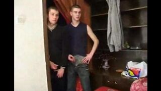 A grandmother is having fun with her grandson's friends