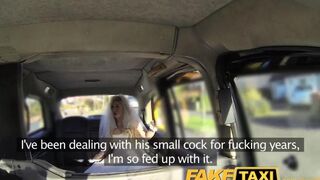 A hot bride has sex with a taxi driver before the wedding