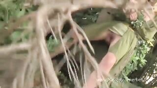 A peasant woman gets fucked by a prince of thieves in the woods