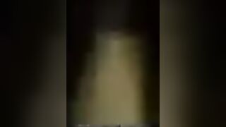 A wife is running around the apartment in a thong while the troops are watching