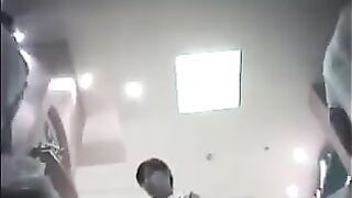 The hidden camera at the checkout captures steamy action