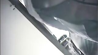 The hidden camera at the checkout captures steamy action