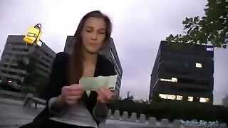 A hot girl agreed to have sex for money in this steamy video