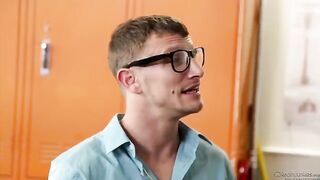 The student got fucked by her math teacher right on the table