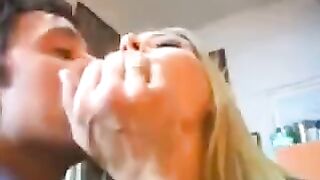 A blondie girl doesn't mind fucking with rich guys