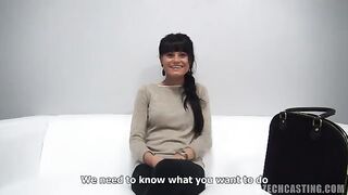 Czech porn casting with condom use, absolutely epic!