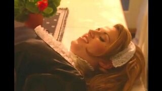 The housekeeper was excited and Mr. licked her pussy and planted his dick