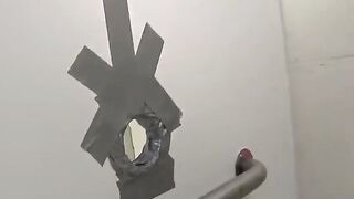 A guy fucked a girl in the toilet of a night club