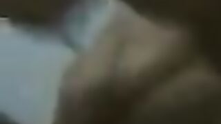 Busty woman dancing naked at home, her husband watching without resistance