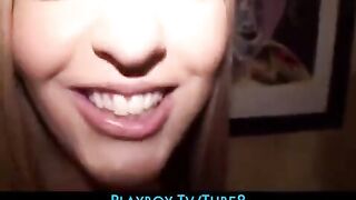 A hot student is fucking with a guy at a party