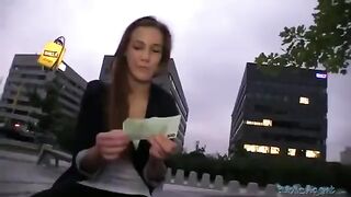 The pick-up guy fucked a girl right on the street