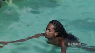 Erotic video with a smooth girl's cunt to play with