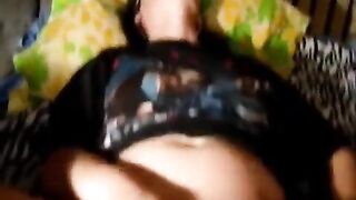 A cute girl has sex with her narrow camera master