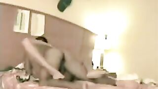 A blonde has sex and spreads her legs to show her holes