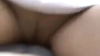 A sexy girl got her pussy filled with a member's juice outdoors