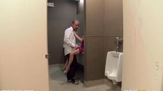 I met the waiter in the bathroom and he fucked me hard