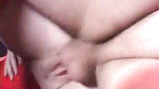 A girl with her hands tied up is barely able to engage in rough sex