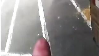 He could jerk off his big cock right on the street, watch him close up