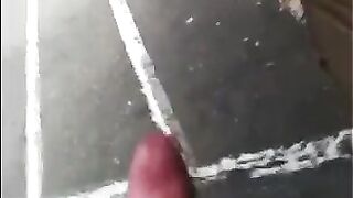 He could jerk off his big cock right on the street, watch him close up