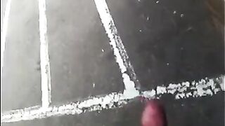 He could jerk off his big cock right on the street, watch him close up