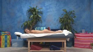 Massage with a happy ending for a young lady. Part 1