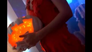 Students arranged a Halloween party and got fucked up with booze