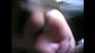 Carefully China broke bere brother's dick in the mouth