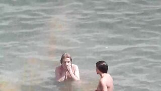Bathing in the sea naked is an amazing pleasure
