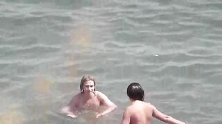 Bathing in the sea naked is an amazing pleasure