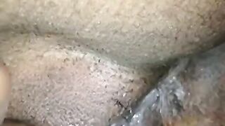 Her pussy was eaten out by a huge tongue