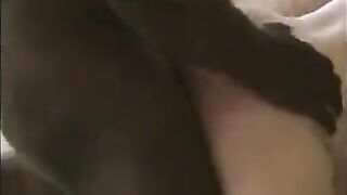 The guy took a bath and his wife had sex with her friend