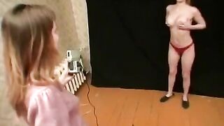 Two girls are not bored by each other anymore