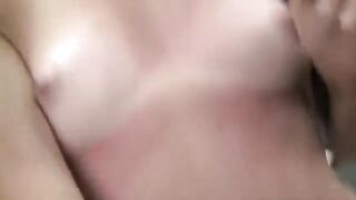 First anal sex experience for young brunette model at casting