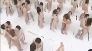 A massive orgy with the most participants ever gathered for such an event