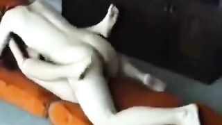 The husband fucks his wife at their home