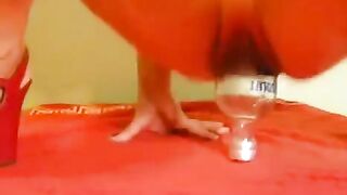 Bottle fisting with my Master. Full video on fanpages