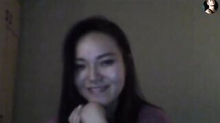A figure appears on Skype and a naughty girl is fucking with her