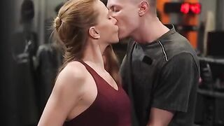 The man continued to push anal sex with a natural redhead