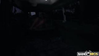 The piceper girl found a guy in the car xxx
