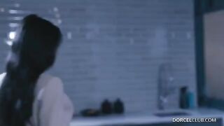 A hot lady has sex with a stranger while her husband watches
