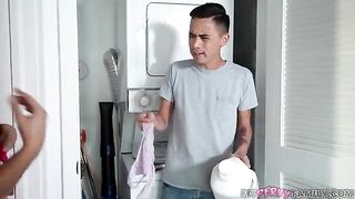 Hahaha… You’re Sniffing My Panties Pervert! - Asian pussy for sniffing