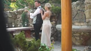Honeymooners decided to try a new experience together