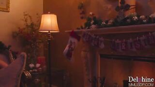 The hot blondie is doing a secret Santa for her friends