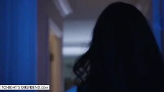 Suttin wears sexy lingerie to please her new fan and get intimate