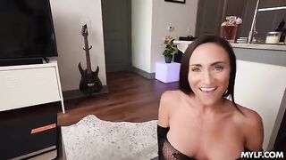 She will be covered in jizz, and it will be great to see