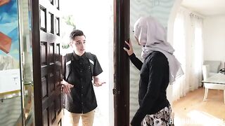 The girl lost her phone and the guy found it